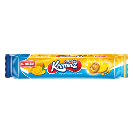 Al Mataf Kre'meez Cream Biscuits - Mango Flavor